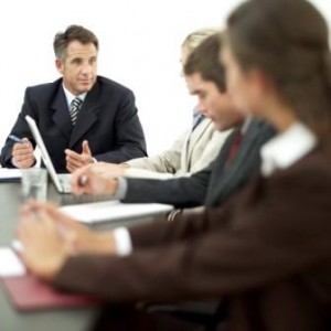 office leadership training session