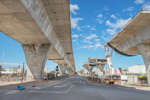 Road,Currently,Under,Construction,At,Several,Levels,To,Increase,Traffic